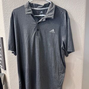 Adidas Men's Charcoal Polo Shirt